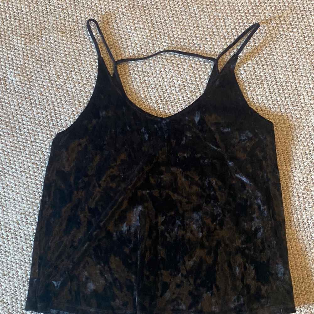 Black tank top
